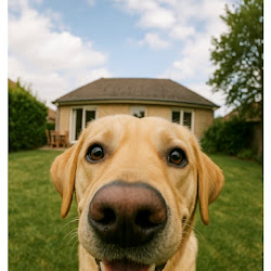 Labrador posant pour la photo