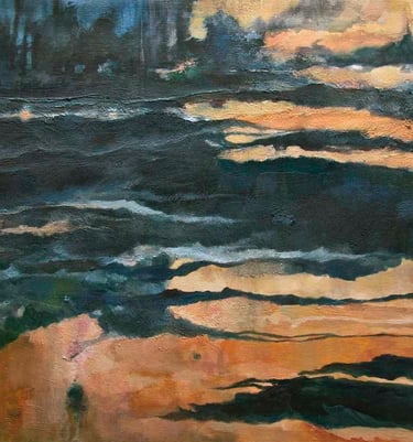 "Hubris" Acrylic and Geon 90 $900