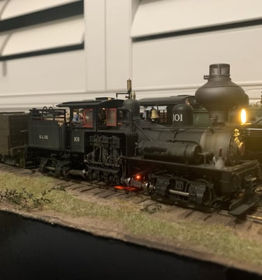 Sn3 PBL Shay with Custom Lighting DCC