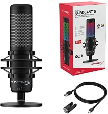 3. HyperX QuadCast S – Style Meets Performance