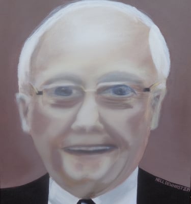 Acrylic on canvas portrait 2019, 50cm x 60cm