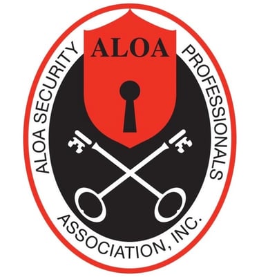 Associated Locksmiths of America ALOA membership badge