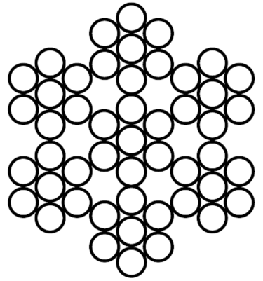 cavo di acciaio 7x7