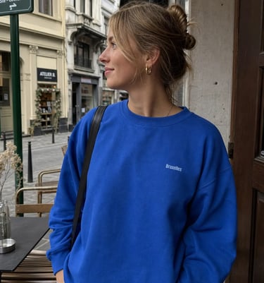 Sudadera skyline sin capucha