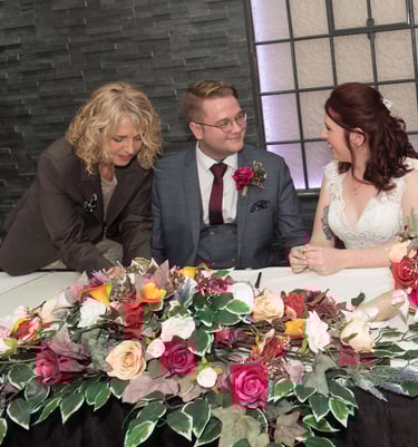 Ceremonies by Jenny - the look of love between my bride and groom is magical