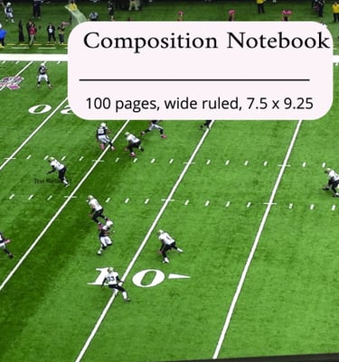 EXPRESS YOURSELF! :Find Your Perfect Notebook – Football, Nature & Dot Grid Designs for School, Art 