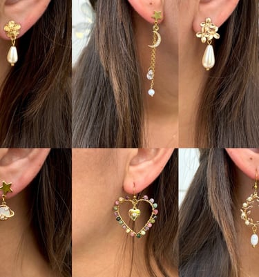 Bijoux artisanaux de qualité avec pierres naturelles et perles d'eau douce