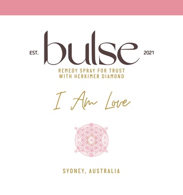 I Am Love - a spray all about trust and opening your heart