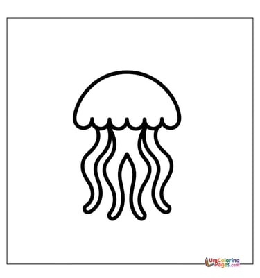 octopus coloring page for kids