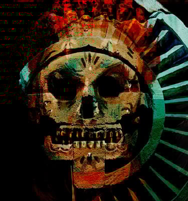 Day of the Dead selfie digital design