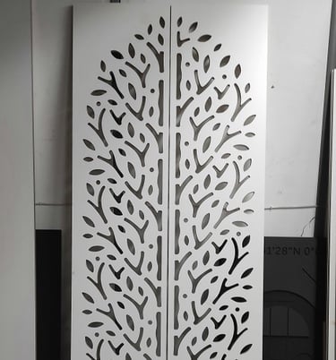 Openwork wall 2D milling