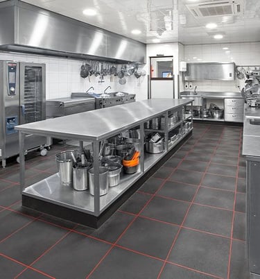 Commercial Stainless Steel Kitchens allow you to work efficiently and clean even easier.