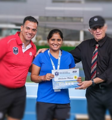 Coach Abby with Coach Cesar and Coach Alberto at GPTCA