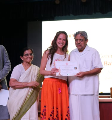 Dr. Naghendra on a graduation ceremony en India