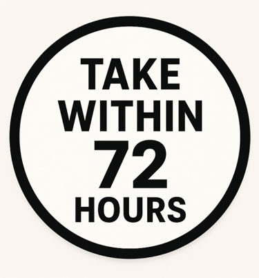 Take within 72 Hours