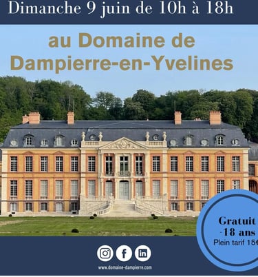 Domaine du château de Dampierre en Yvelines