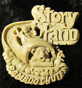 2-D Clay Sculpture of Storyland Bamboo Chutes for Poly Magnet