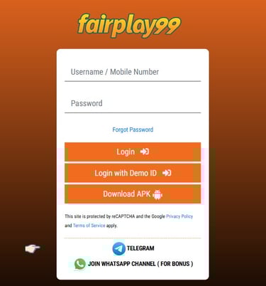 fairplayid99 login