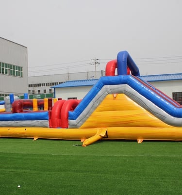 40ft multicolor obstacle course