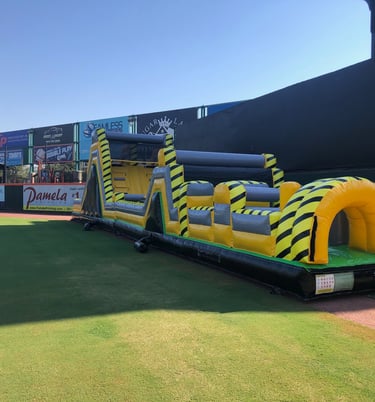 72 ft obstacle course