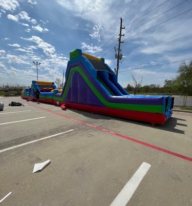72ft obstacle course