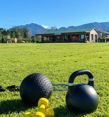 redberry farm fitness workout outdoors