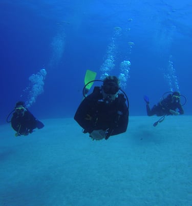 Buceo en grupo en Punta Cana