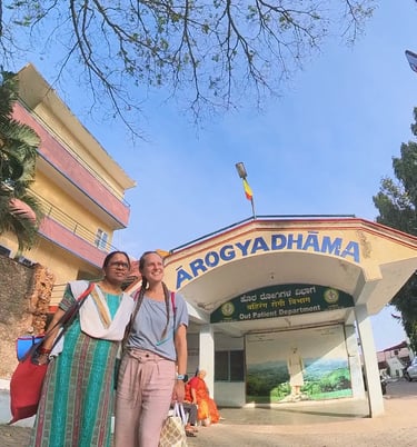 Students of Arogyadhama en India