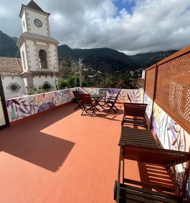 Terraza vista iglesia