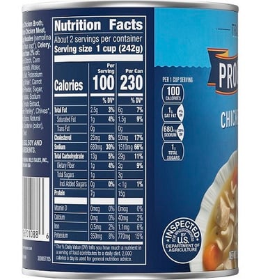 food label