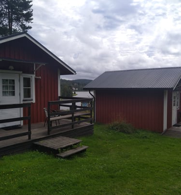 Chalet rouge