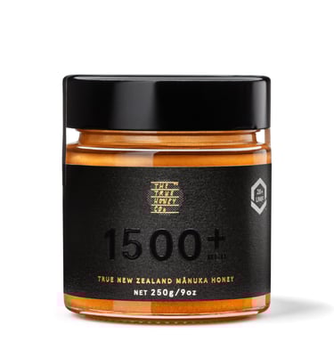 Product photography - a jar of honey