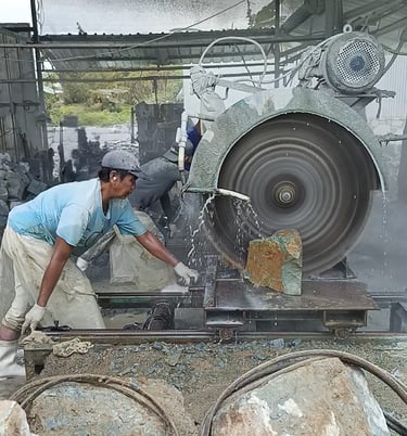 Sukabumi stone factory