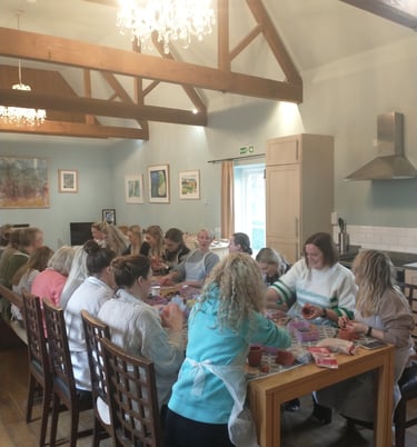 boob pot making hen party