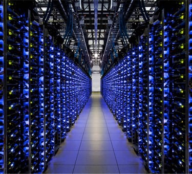 Une salle d'un data center