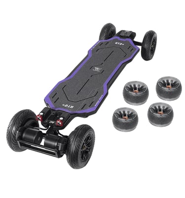 WowGo AT2 Plus top view and Cloudwheels