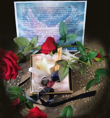 Reiki intention box - distance healing
