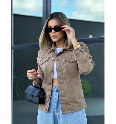 Jaqueta Jeans Feminina Linha Premium