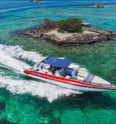 Alquiler del lancha de lujo en cartagena 