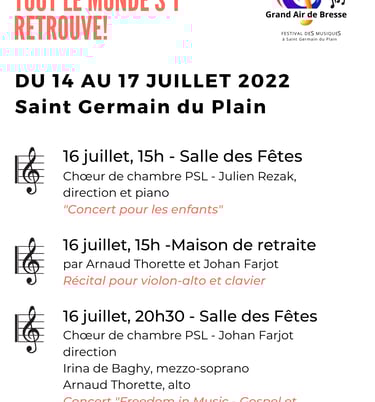 Programme du 16 juillet