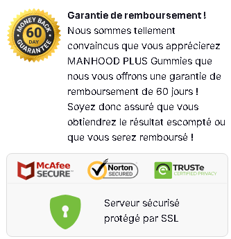 Garantie de 60 jours et paiement sécurisé Manhood Plus