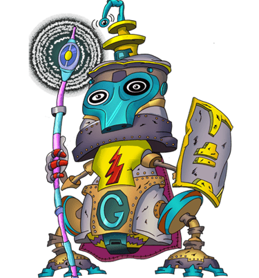 Lt. Robot RUR, chief in command of the robot army