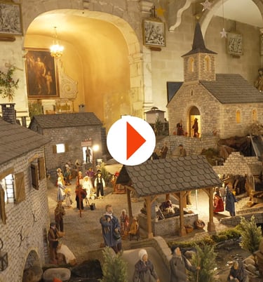 ÉGLISES À VIVRE - LE VILLAGE AVEYRONNAIS ET SA CRÈCHEUne série réalisée par Geoffrey Defebvre et Agn