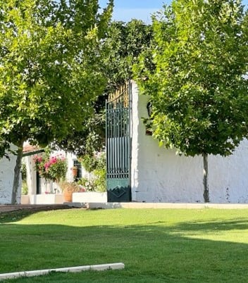Campanario de Frentes. Vista de la puerta