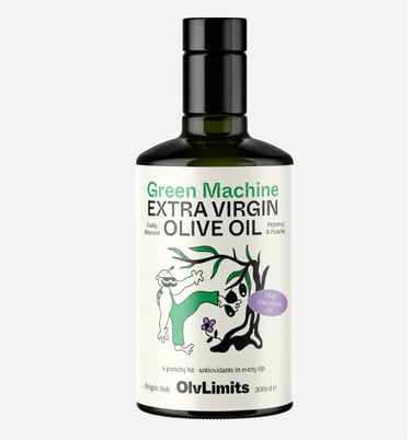 Green Machine bottle of olive oil 500ml