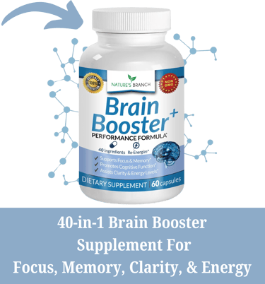 Brain Booster supplement ad