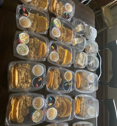 Preparing meals