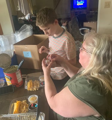 Preparing meals