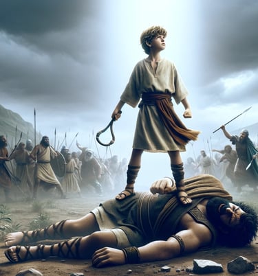 a man in a biblical movie, with a sword and sword