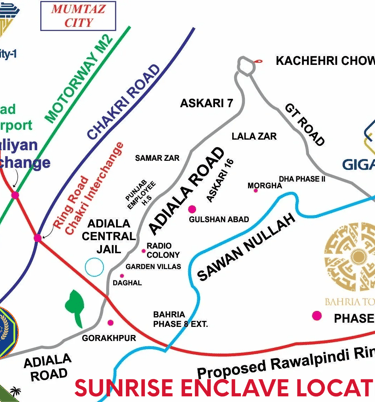 a map of the sun rise resort in the philippines